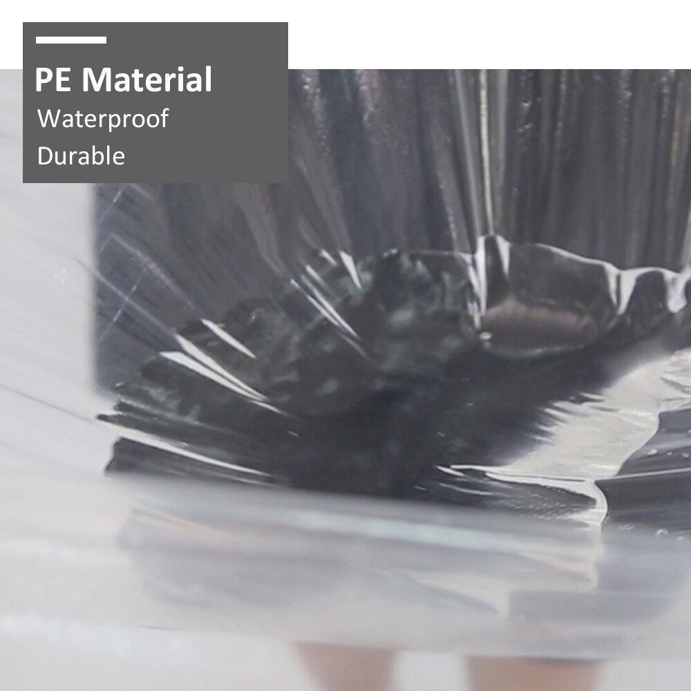 50/100 Pcs Disposable Hairdressing Capes PE Waterproof Apron Cutting Perm Dye Hair Cape Barber Transparent Hairdressing Cloth