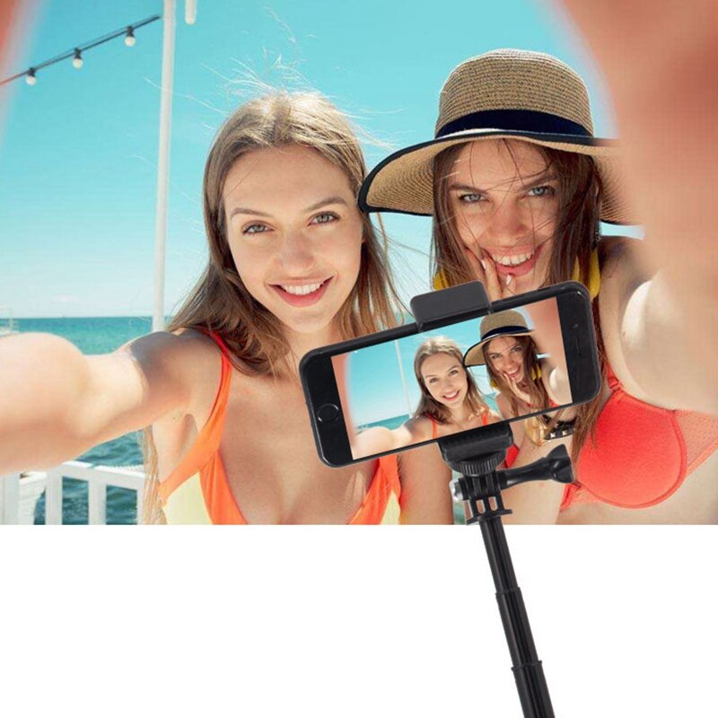 Sport Camera Stand Telefoon Selfie Stok Intrekbare Stand Selfie Stok Statief Voor Gopro Iphone Android