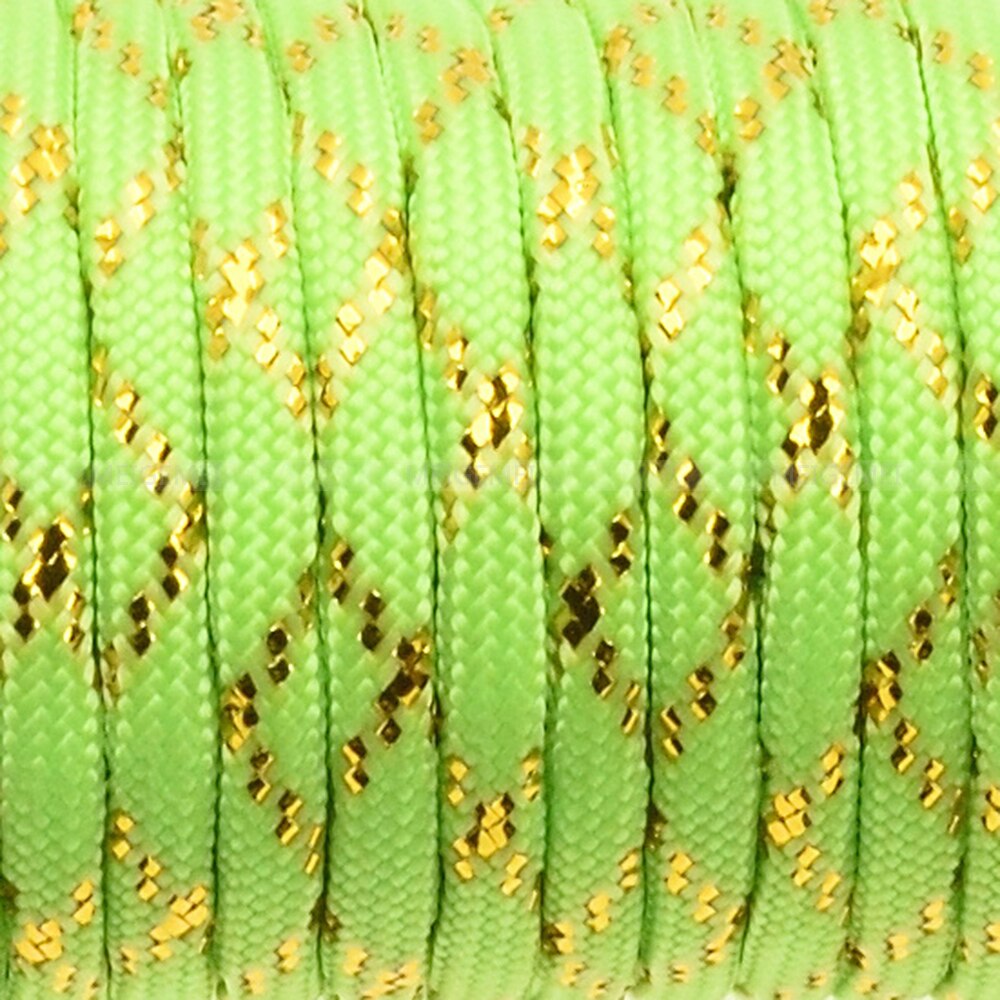 1 stk guld sølv ledning 550 paracord faldskærm ledning lanyard mil spec type iii 7 tråd kerne 100 ft 19 farver: Kobber