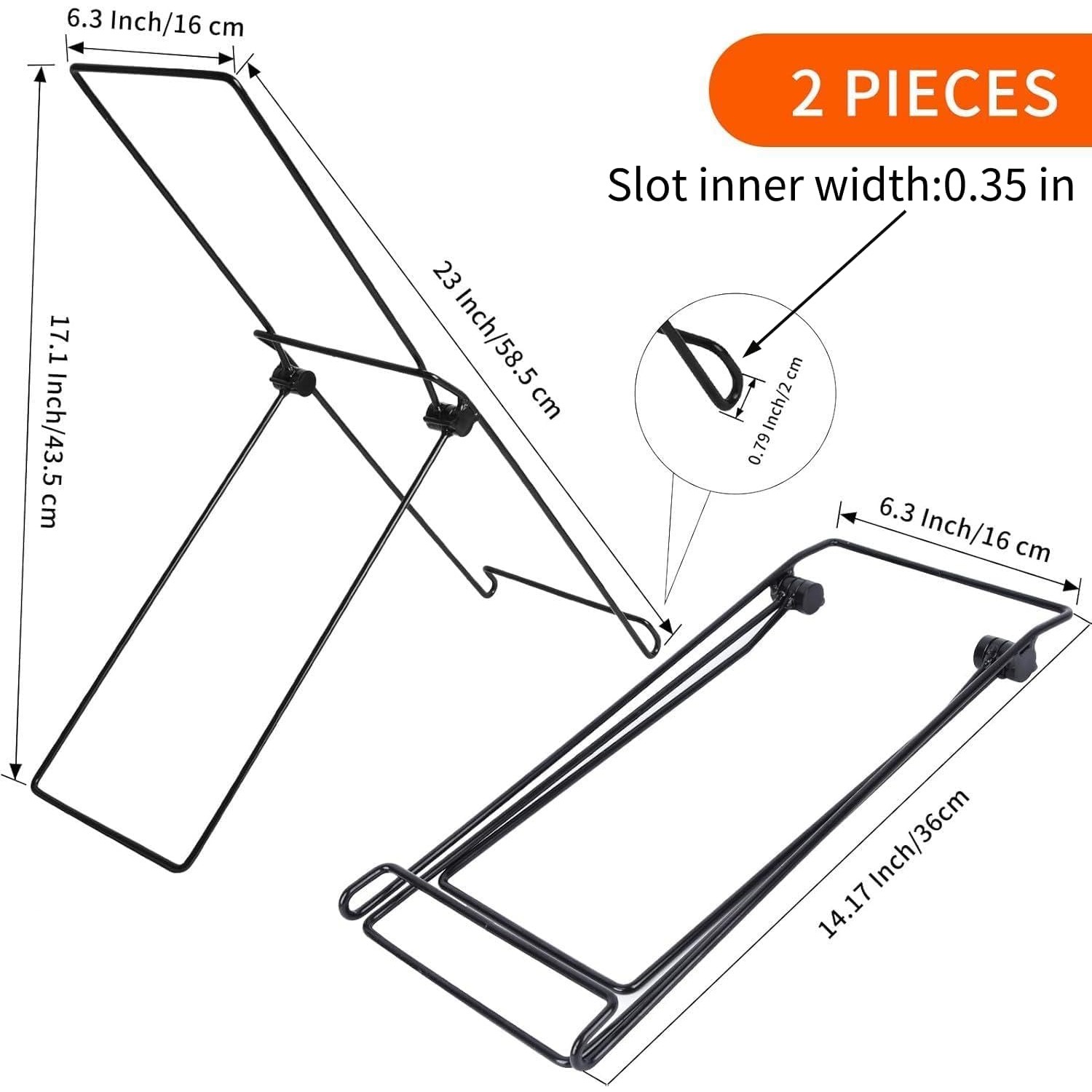 2 Pack Solar Panel Stand Garden Solar Panel Stand Holder Steel Panel Mobile Rack Foldable Solar Panel Support Lightweight: Default Title