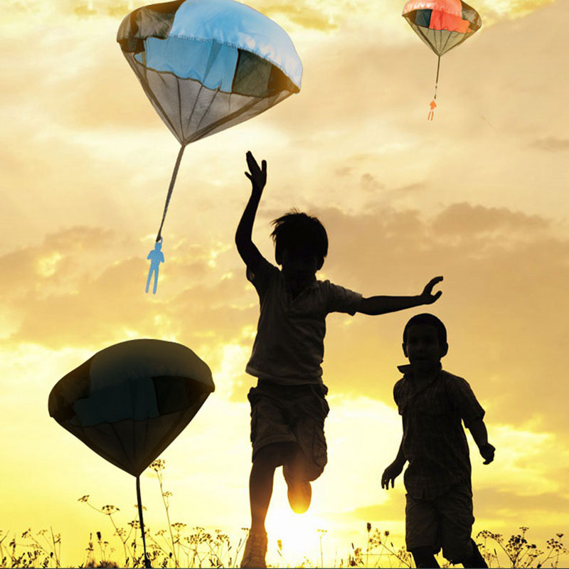 Kids Kinderen Paragliding Parachute Gooien En Speelgoed Voor Jongens Voor Kids Kinderen Outdoor Fun Hand Gooien Kite