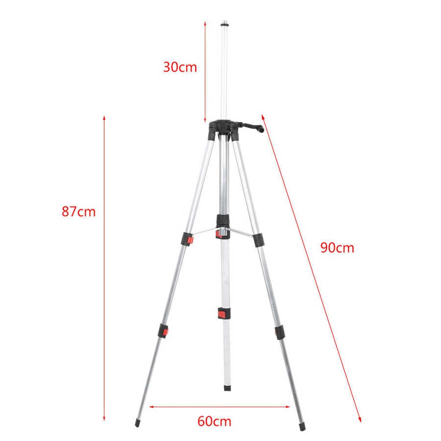 1 2M Tripod Level Stand 3-way Joint for Auto Self Leveling Level