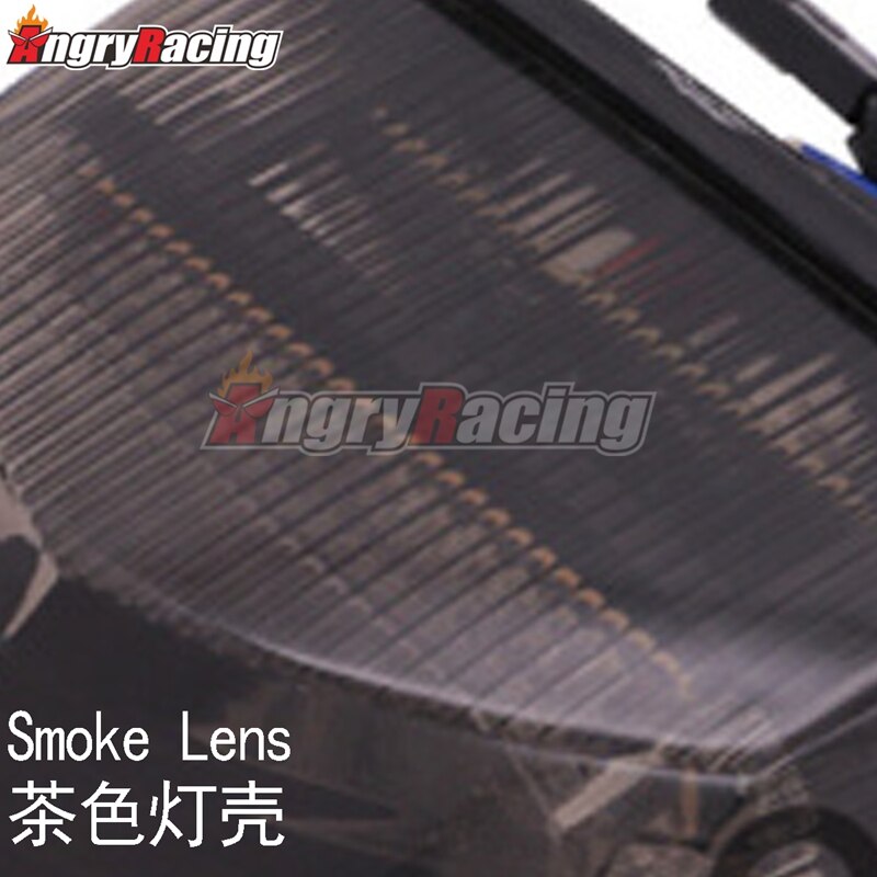 Led Achter Achterlicht Achterlicht Remlicht Met Knipperlichten Voor Kawasaki ZX14 ZX14R ZX-14R ZZR1400 Zzr 1400 2006: Smoke Lens