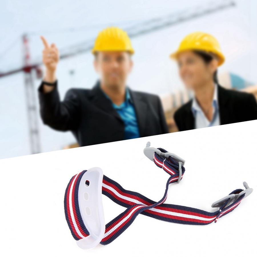 Hard Hat Chin Strap Safety Construction White Detachable Sling for Helmet Lower Jaw Detachable cup jaw band elastic braid band
