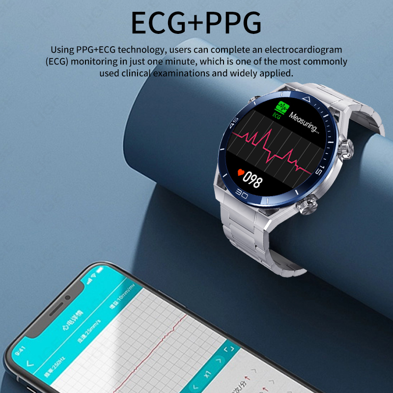 LIGE Nowy sprytny zegarek mężczyźni GPS Bluetooth połączenie sport tryby naganiacz zwierza kompas muzyka niestandardowa bransoletka tarcza biznesowa Smartwatch mężczyźni + skrzynka