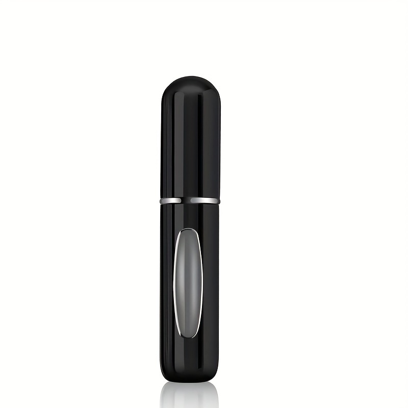 1/4 Stück 5 ml Parfümzerstäuber, tragbarer Flüssigkeitsbehälter für Kosmetika, Reisen, Mini-Aluminiumspray, leere nachfüllbare Flasche: Licht Grau