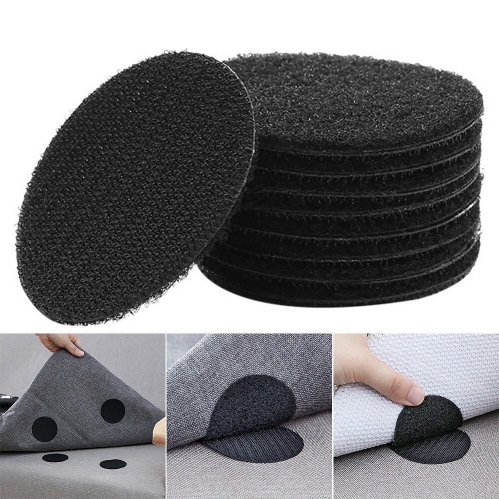 20Pcs/10 Pairs Anti Curling Tapijt Tape Tapijt Grijper Veilige Het Tapijt, Sofa, en Lakens In Plaats En Houden De Hoeken Platte