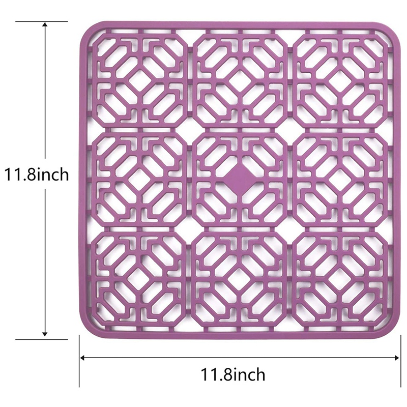 Silicone Kitchen Sink Mat, Great Sink Protector Grid Accessory, Sink Protectors For Kitchen Stainless Steel Sink