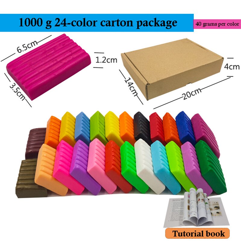 50 Colors Polymer Clay Light Soft Clay DIY Soft Molding Craft Oven Baking Clay Blocks Birthday for Kids Adult Safe Colorful: 2-1-25