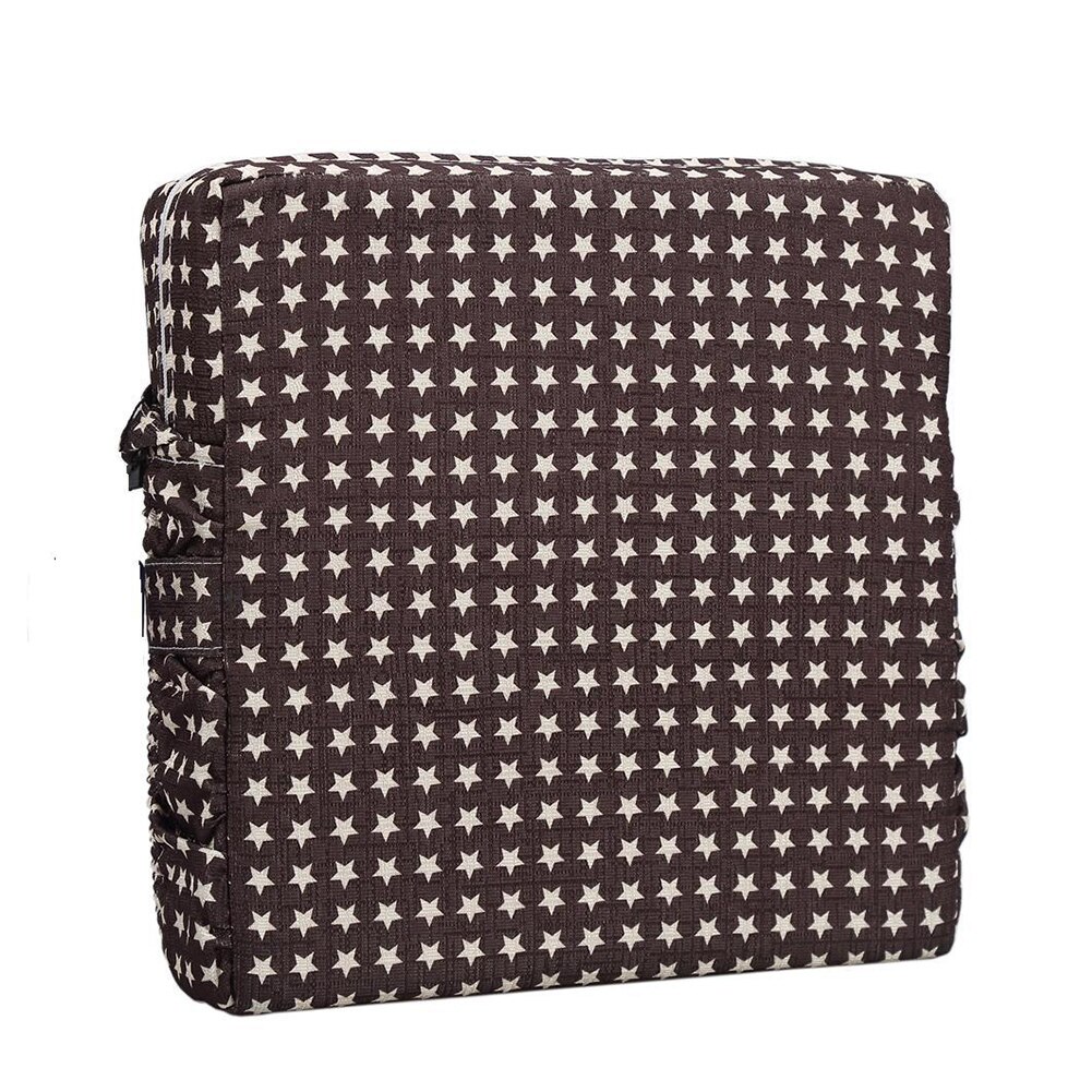 Stoel Kussen Hoge Stoel Spons Soft Dining Kinderen Wasbare Booster Seat Vierkante Verstelbare Kussen Beweegbare Verhogen Voor Baby 'S: Coffee