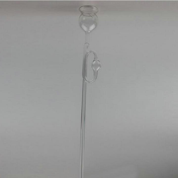 Embudo de seguridad de vidrio de una pieza con cuello largo recto/de una bola/doble bola para instrumento de enseñanza de productos químicos y laboratorio