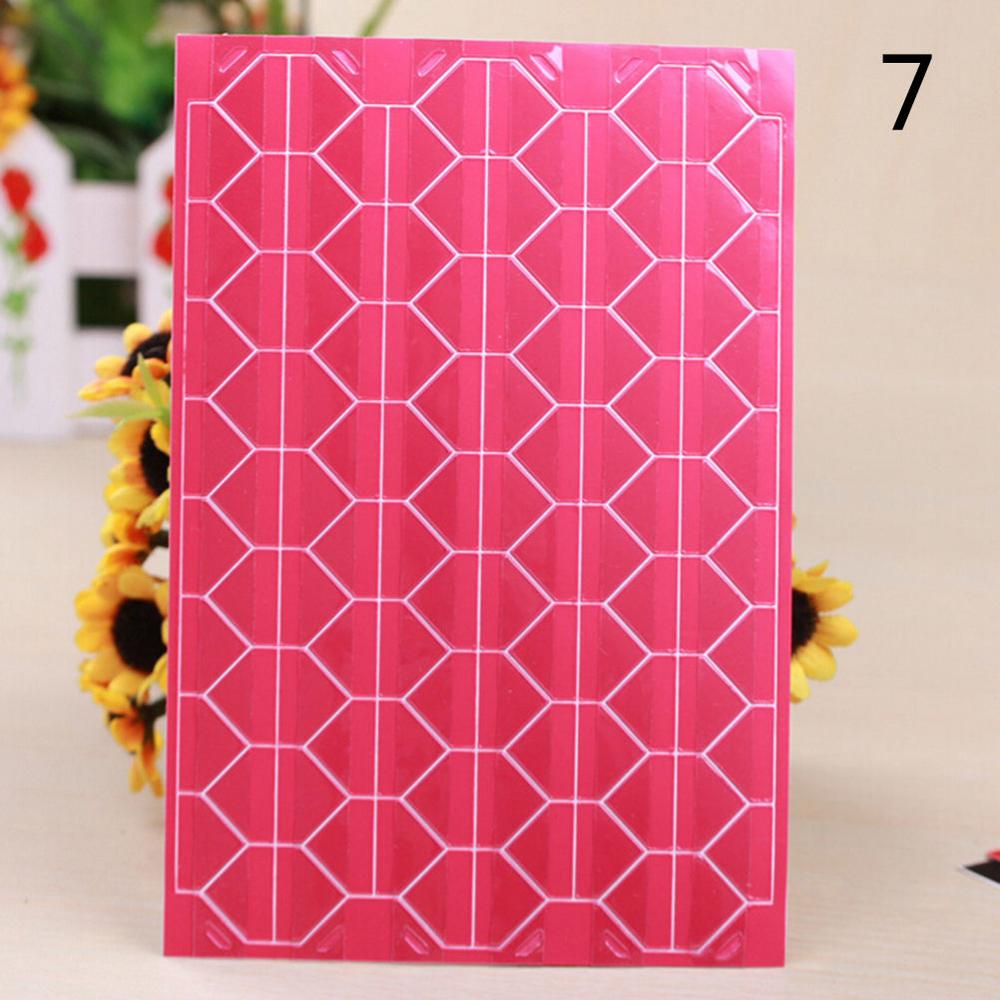 1 lot de 102 pièces coloré coin papier autocollants pour photos Albums Photo cadre décoration de la maison Scrapbooking: Rose