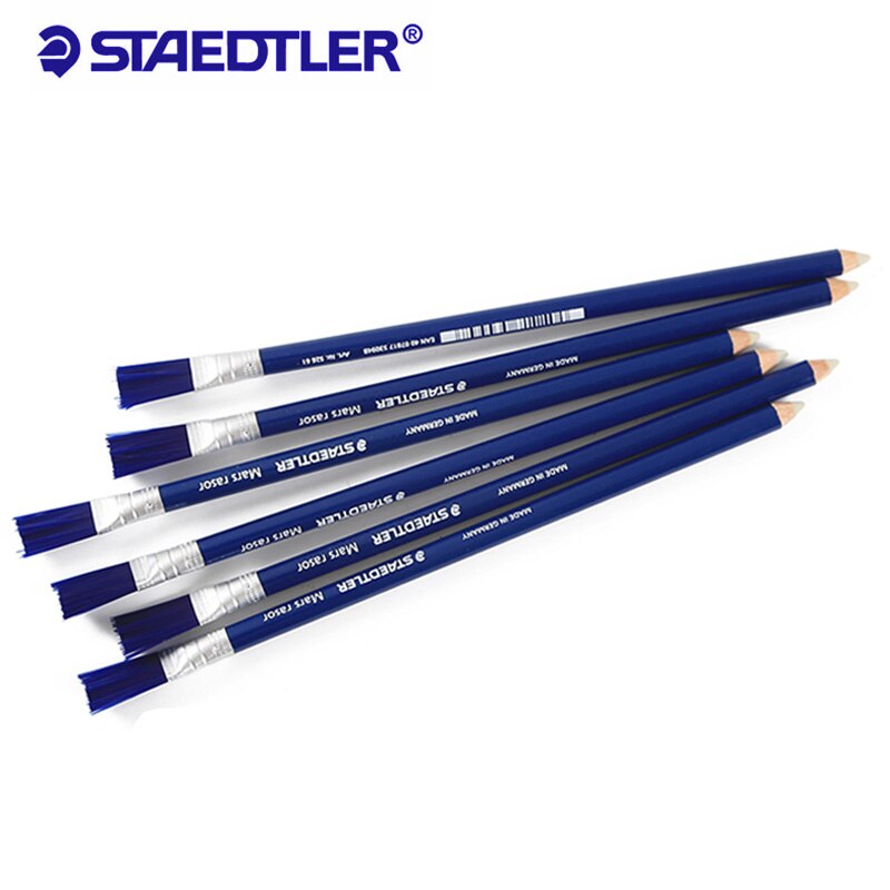 STAEDTLER-Borrador estilo lápiz 6/12 61 + pincel, papelería escolar, suministros de oficina, borrador de lápiz, borradores de bolígrafo de Gel, 526 Uds.