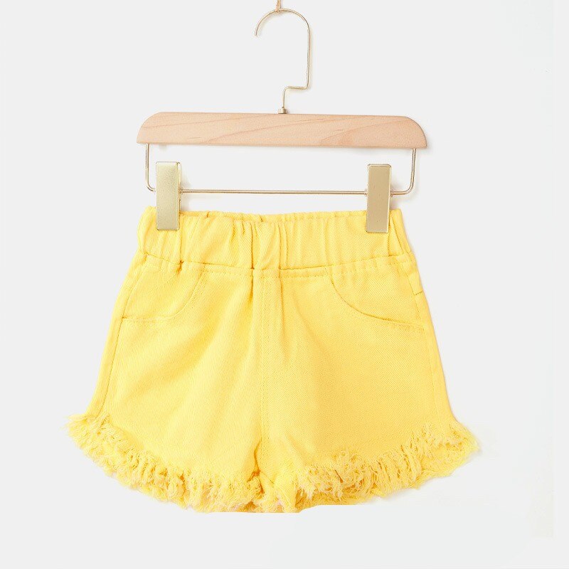 Bébé fille été Shorts filles coton jean rose Denim pantalon court pour filles enfants enfants pantalons bas enfant en bas âge