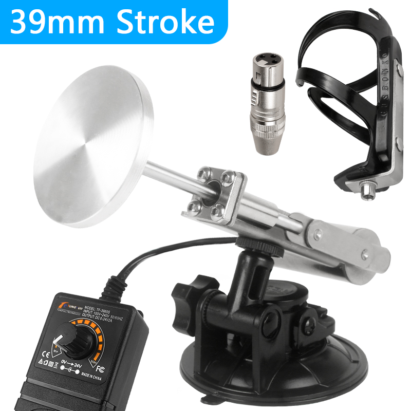 39mm/45mm Stroke Telescopic Linear Actuator With 60mm Suction Cup Mini DC Reciprocating Mechanism Motor 100V-240V 30~350RPM: Golden / 19pcs