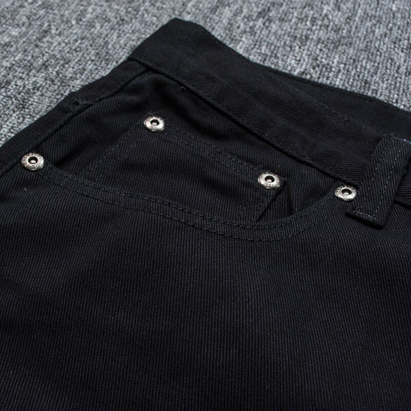 Los hombres Hiphop Baggy Jeans negro Fit Hombre ropa informal estilo Hip Hop pantalones vaqueros de talla grande campana inferior vaqueros para patinaje Pantalones