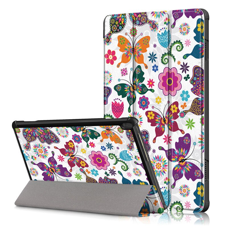 fallen Für Lenovo Tab M10 tb x505x x505l x505f fallen Tri-Falten Leder Magnetische Tablette Funda Für Lenovo Tab M10 fallen tb-x605f: HD / Tab M10 TB X605F L