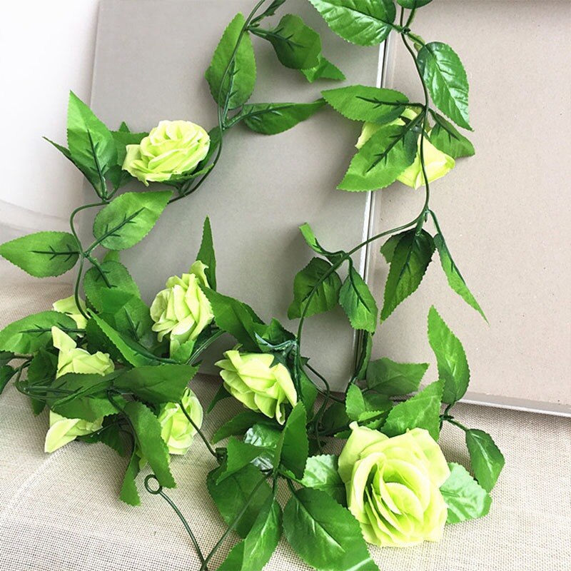 Artificial Plants All for Wedding Roses Flower Vine Christmas Bathroom Decorative Flowers Wall Home Decor Household Products: 16