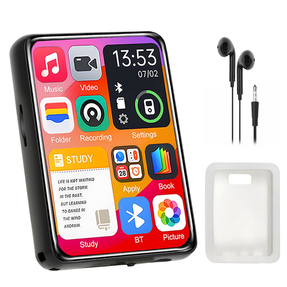 2025 Neuer Bluetooth 5.4 Touchscreen-MP3-Player HiFi Verlustfreie Musikwiedergabe Eingebauter Lautsprecher 32 GB Unterstützung Aufnahme E-Book: Default Title