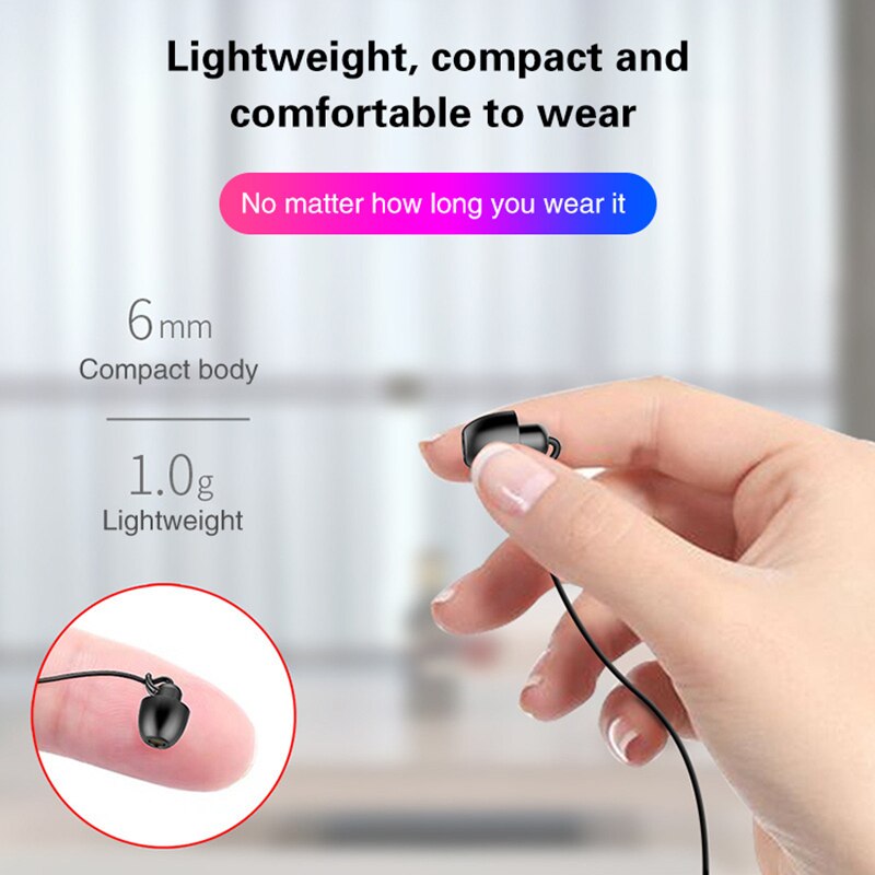 Fgclsy 3.5mm weiche silikon-in-ear-kopfhörer mit geräuschunterdrückung, kabel und mikrofon für freizeit und schlaf, kompatibel mit xiaomi und huawei