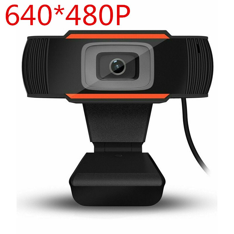 Webcam Full Hd 1080P Usb Video Gamer Camera Voor Portatile Laptop Computer Webcam Ingebouwde Microfoon 12-24 Uur: 480P