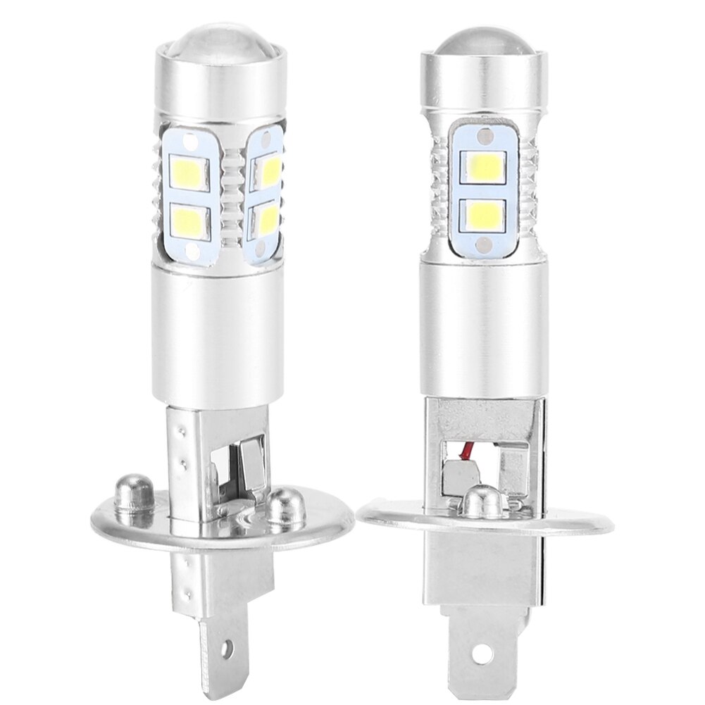 2x H1 6000K 100W Super White Led Auto Koplampen Rijden Mistlamp