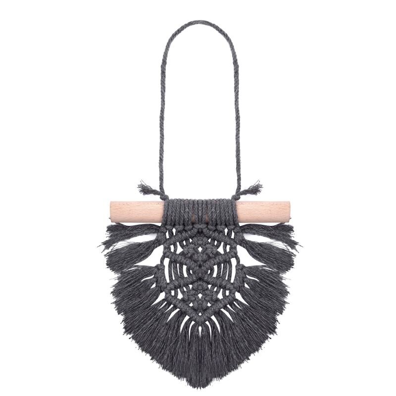 Nordic Baby Room Cotton Tassels Wall Hanging Handmade Macrame Home Decor Retro Handcrafted Girls Room Indian Decor: 4