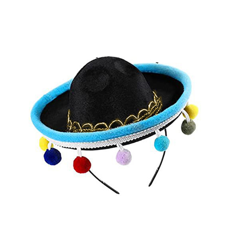 Chapéu de festa mexicano de aba larga colorido verão sombrero festa chapéu de sol engraçado chapéus de palha de halloween para homens acessórios femininos: Cinza escuro