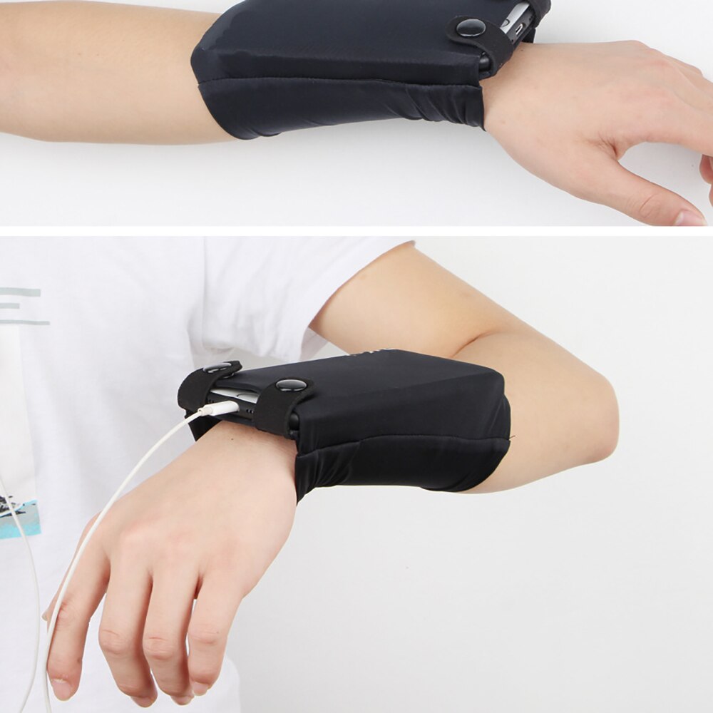 Pinzheng løbearmbånd til iphone 11 pro max x  xr 6 7 8 plus samsung note 10 s10 s9 elastiske armbånd sportstasker