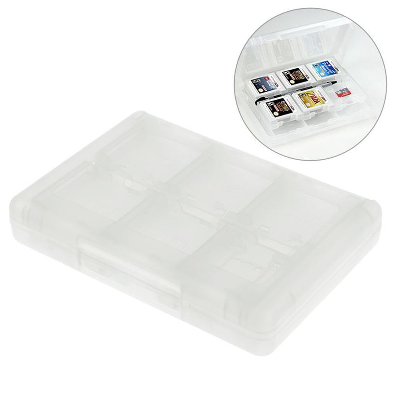 28 In 1 Game Card Case Houder Cartridge Box Voor Nintendo Ds 3DS Xl Ll Dsi Mt: White