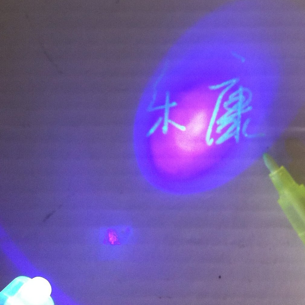 Stylo de contrefaçon de de sécurité d'encre invisible UV invisible de LED