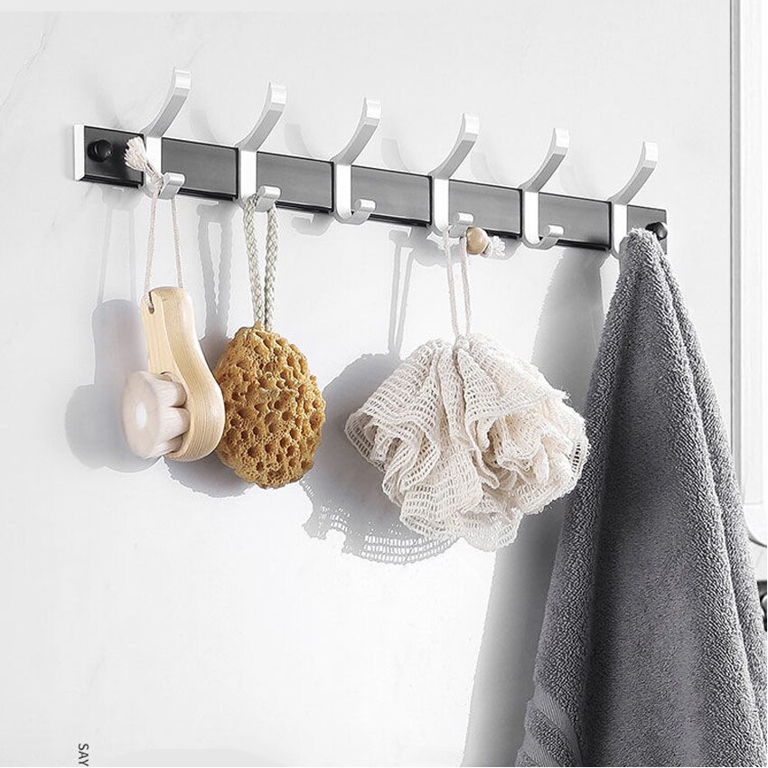 Hook Wall Mounted Coat Hook Bathroom Rack Coat And... – Grandado