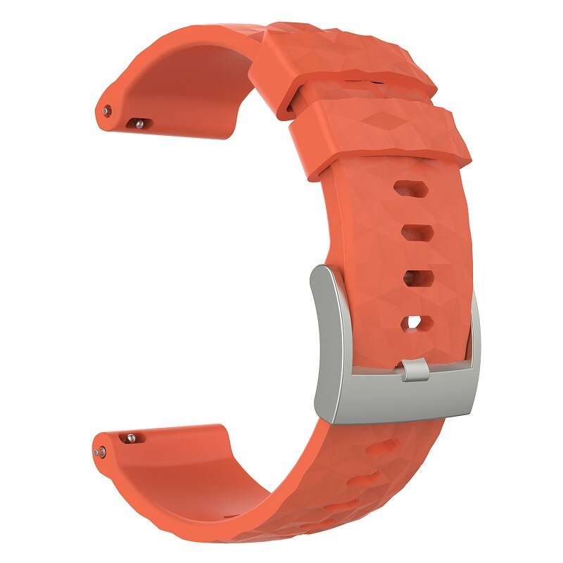 Silikon Ersatz Uhr Band Handgelenk Strap Armband für Suunto 9 D5 D5I Suunto Spartan Sport Handgelenk HR Baro Traverse Smartwatch: Red