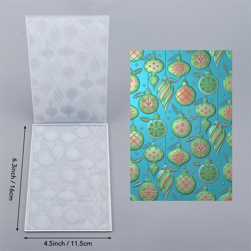 Trees 3D Embossing Folder Blooming Flowers Christmas Decorations Spider Web Background Patterns Templates Stencil For DIY Scrapb: army green