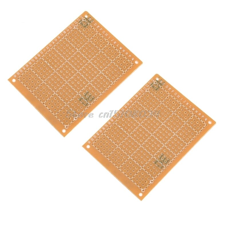 5 pièces 5*7CM simple face Prototype Circuit imprimé Veroboard Stripboard bricolage PCB G08 et directe