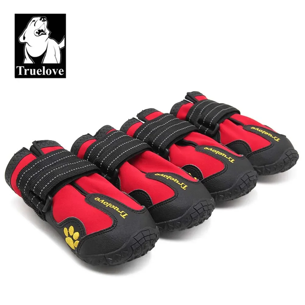 Truelove Scarpe Impermeabile anti-slittamento Stivali Da Pioggia Neve Calda Riflettente per ottavino Medio Grande animale domestico Formazione Sportiva TLS3961
