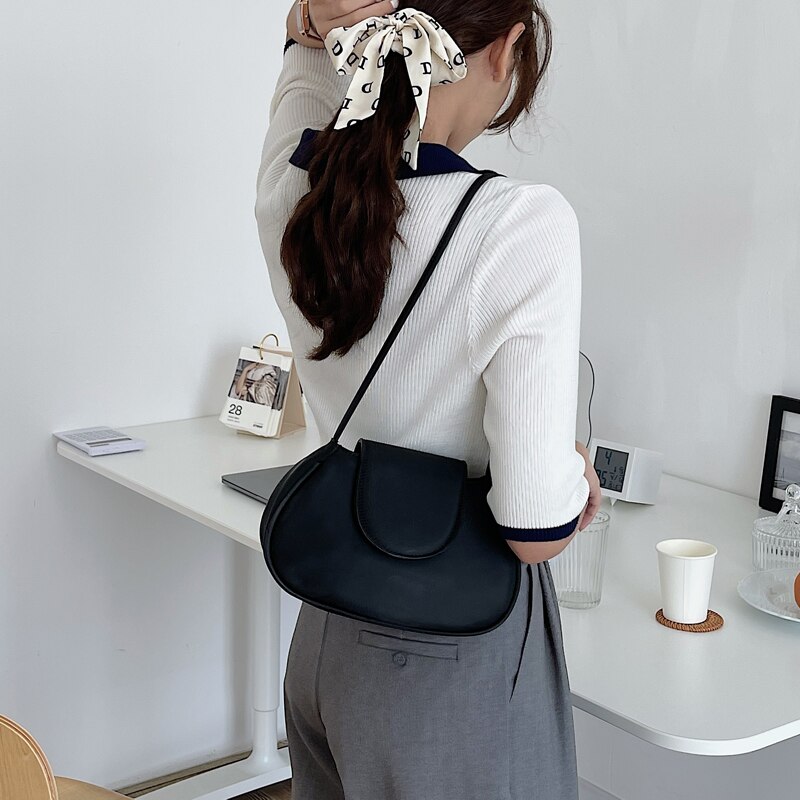 Cover Women's Bag Nylon Female Small Hobos Handbags Korean Style Ladies Shoulder Bag Whole: Black