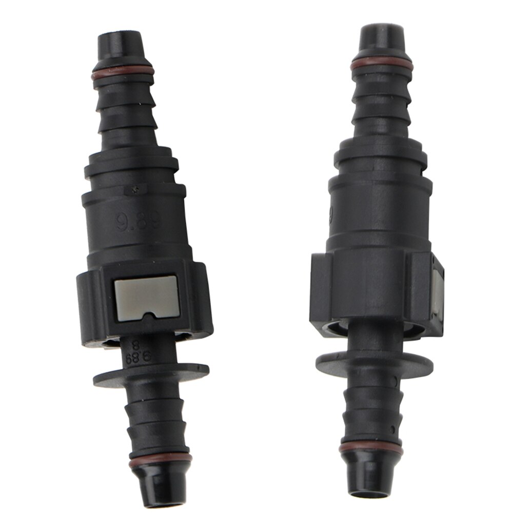 FORAUTO Rubber Hose Coupler Auto Fuel Line Connector 8mm 9.89 Quick Release Nylon Motorcycle Hose Coupler Motorcycle Parts