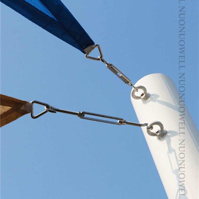 M6 M8 Stainless Steel Awning Fixing Accessories Diamond Door Buckle Spring Triangles and quadrangles Fixing Tents Sunshade Nets