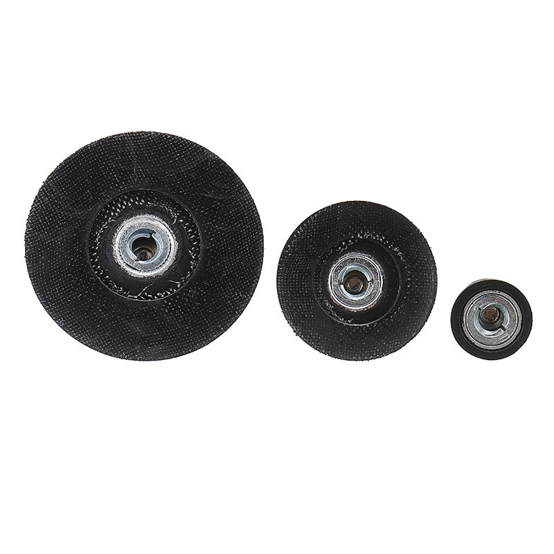 3Pcs 25/50/75mm Sanding Disc Holder 6mm Shank Roll Lock Pad Holder Rotary Tool For Polishing Abrasive Discs
