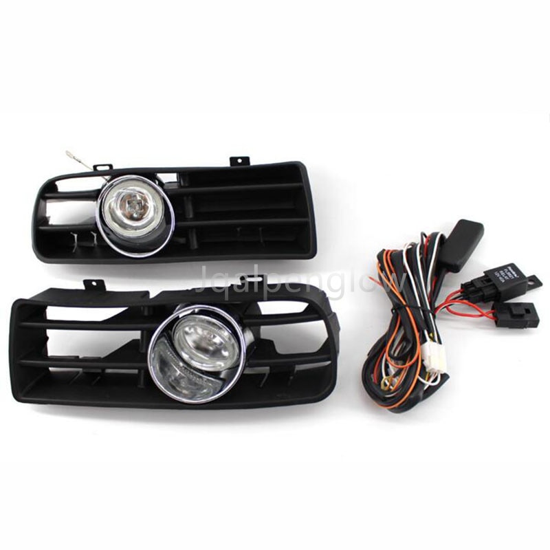 Voorbumper Grille Rijden Fog Lamp Licht Voor Vw Golf MK4 1997 1998 1999 2000 2001 2002 2003 2004 2005 2006