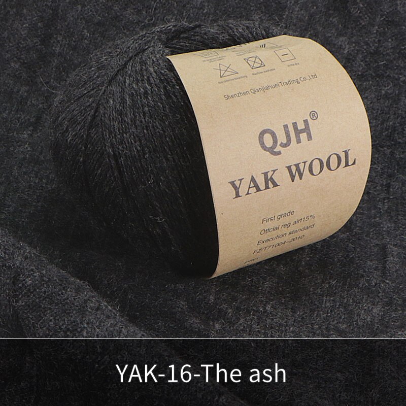 Undyed Natural Organic Mongolian Yak Wool Yarn For Hand knitting Crochet DIY Soft For Garments Baby Clothes: PURPLE