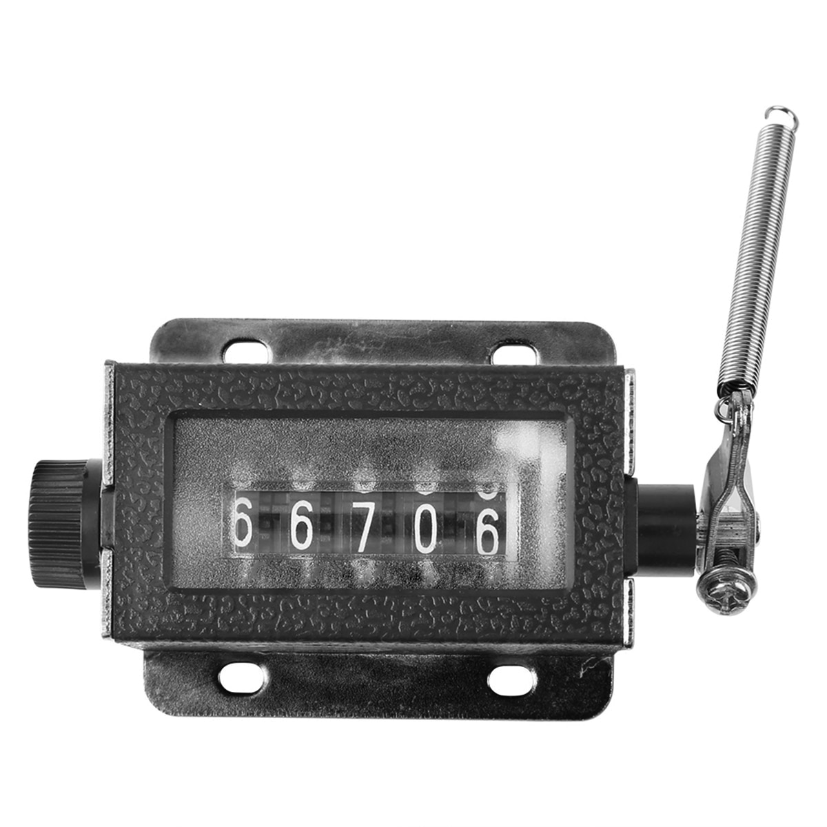 D67-F 5 Digit Mechanical Resettable Manual Hand Pull Stroke Tally Counter For Textiles Machinery Winding Hill Printing