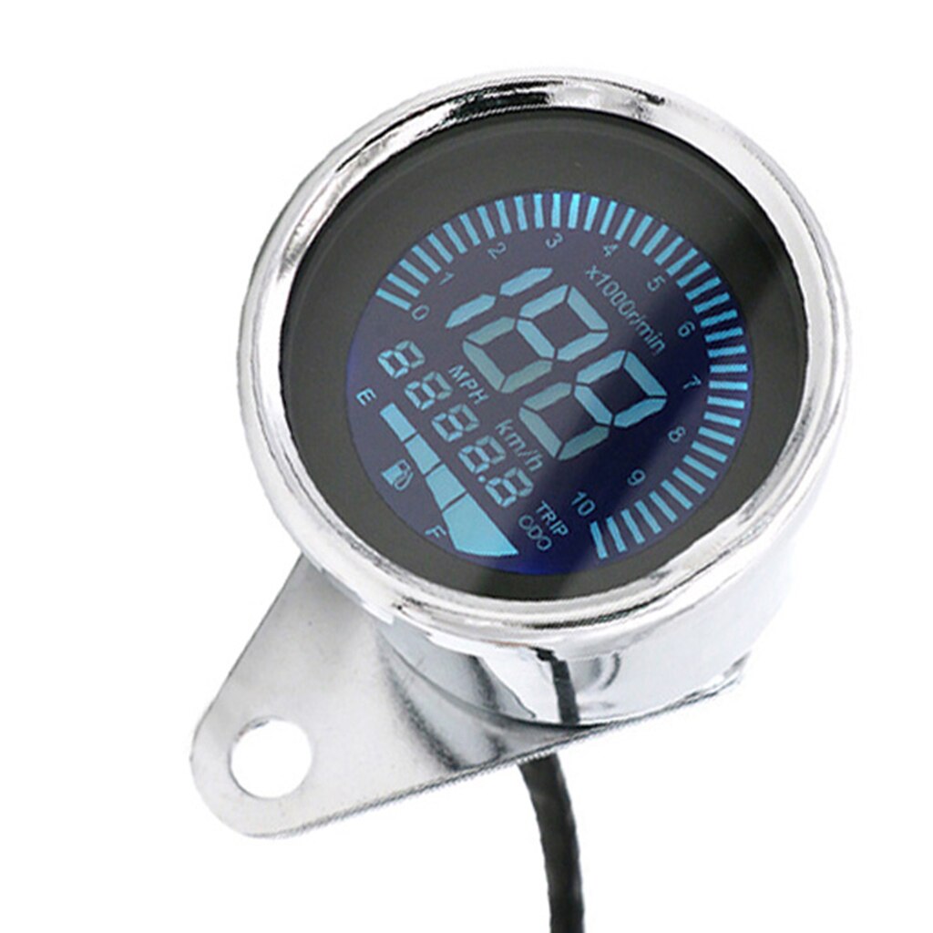 Motorcycle Multifunction Odometer Tachometer Oil Meter With LED Indicator