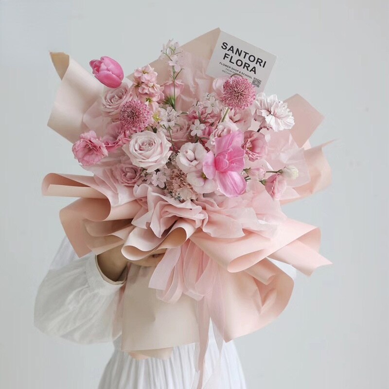 Ouya Paper Waterproof Flower Wrapping Paper Korean Flower Bouquet Wrapping Paper Plastic Wrapping Paper