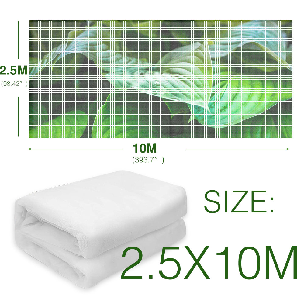 Garten Nylon Netze für Gewächshaus Obstgarten Gemüse Insekten Schutz Pflege Abdeckung Blume Schutzhülle Schädlingsbekämpfung Anti-vogel Mesh: M / YELLOW