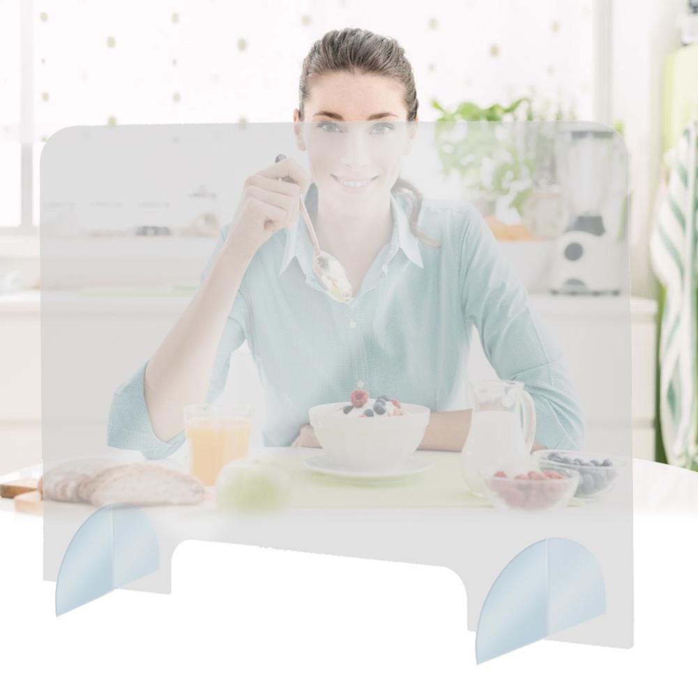 Sneeze Guard Shield, protector acrílico para encimera, pantallas de protección claras para restaurantes, tiendas de comestibles, prevención de estornudos de oficina