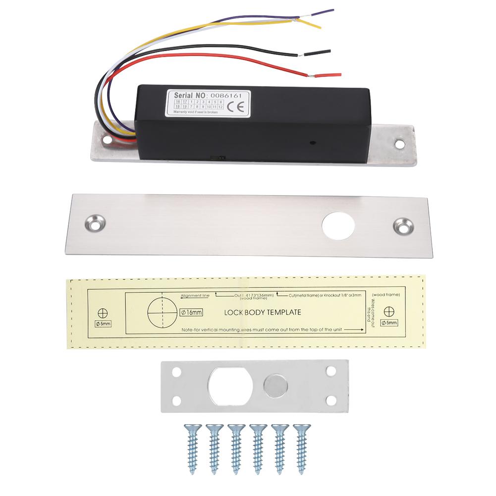 Dc 12v/24v 1000kg waterdichte enkeldeurs elektromagnetisch slot elektrisch magnetisch slot voor deurtoegangscontrolesysteem