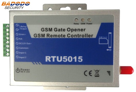 RTU5015 GSM Gate Deuropener Operator met SMS Afstandsbediening Alarm 1 Uitgang en 2 Ingangen App Relais Schakelaar Afstandsbediening (GEEN Adapter)