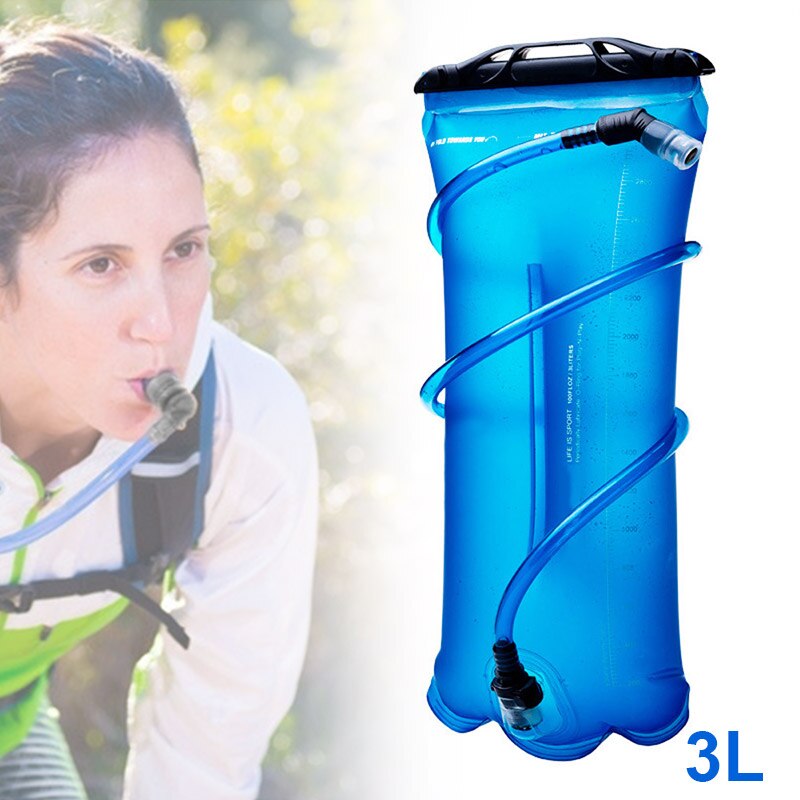 High Soft Water Bag Hydration Pack Drinking Running Cycling Camping Bladder for Backpack UEJ: 3l
